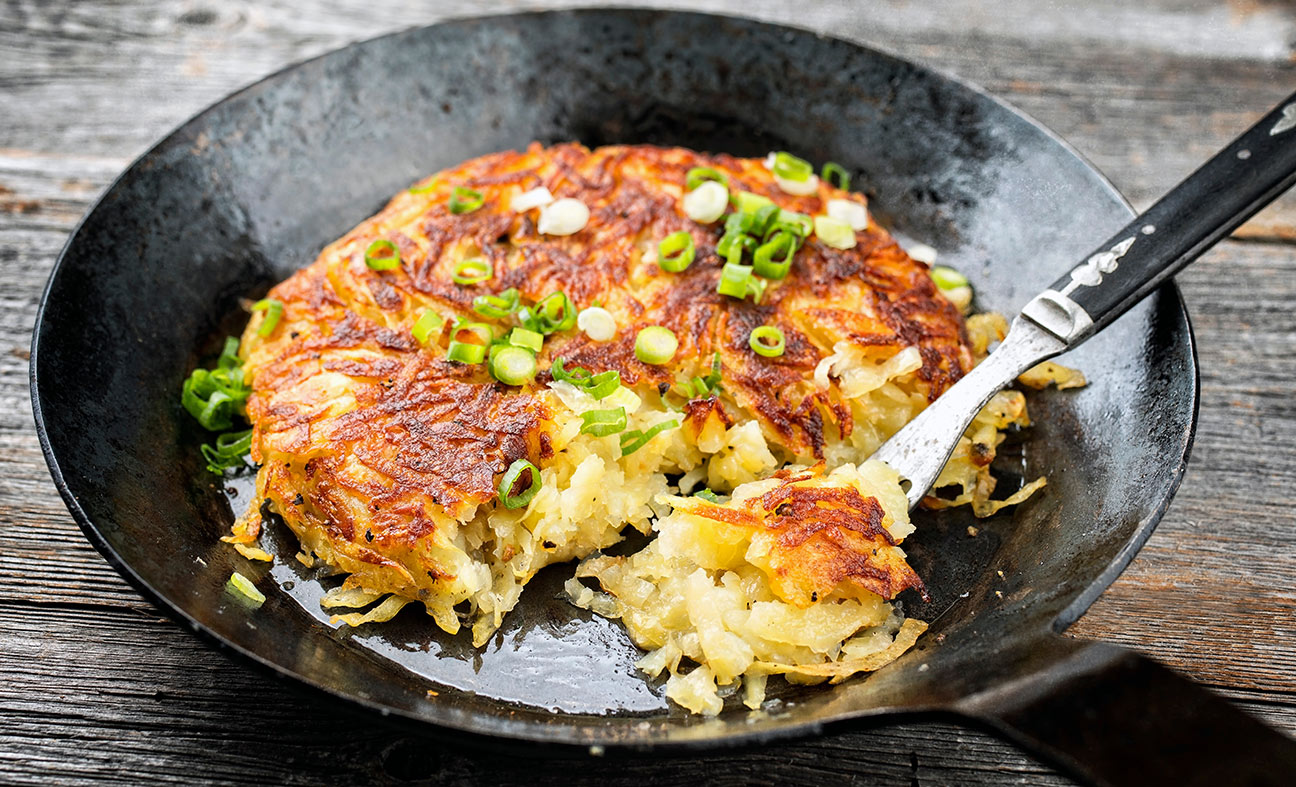 Rostis are one of the culinary specialties of Switzerland